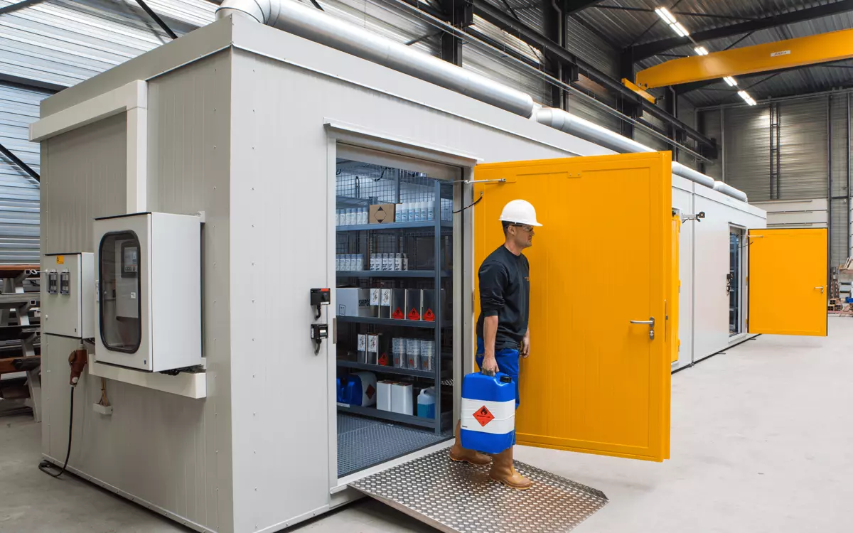 brandwerende containers