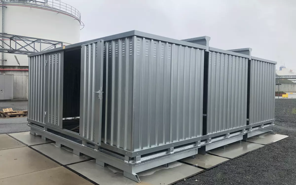 Betreedbare milieucontainer