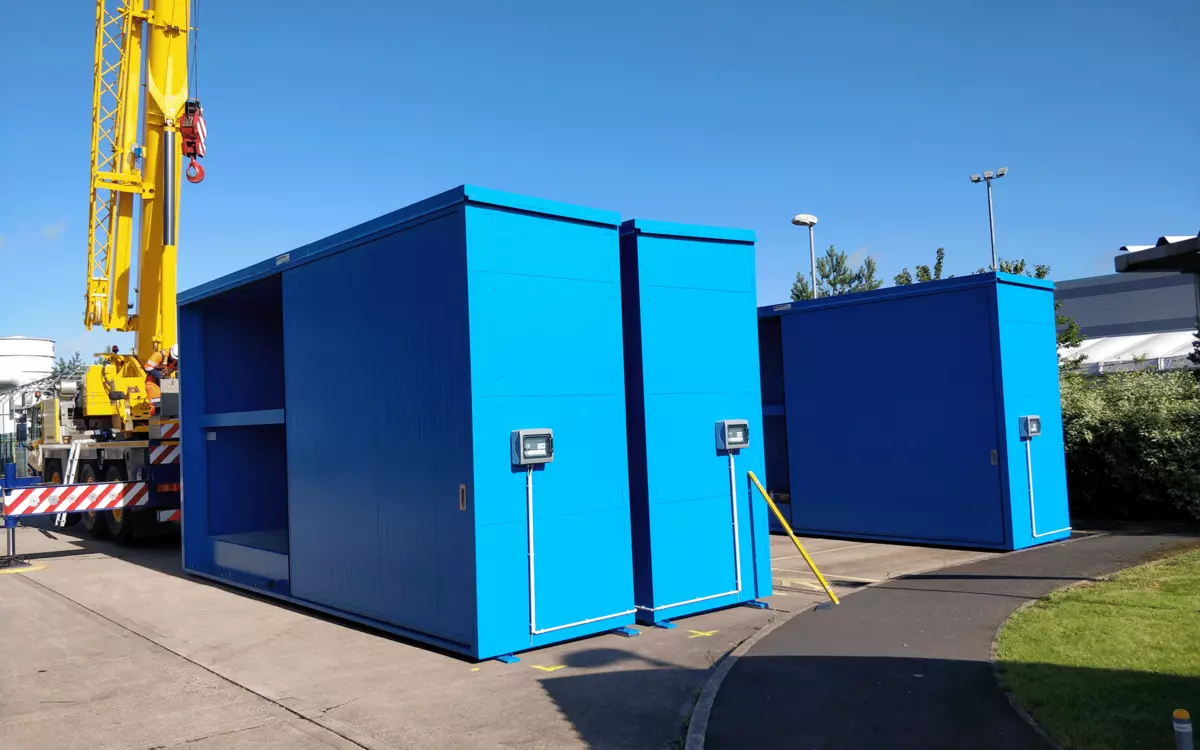 Geïsoleerde opslagcontainers