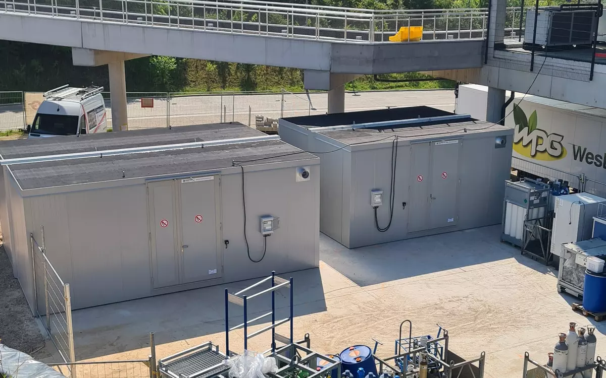 brandwerende opslagcontainer UZ Leuven