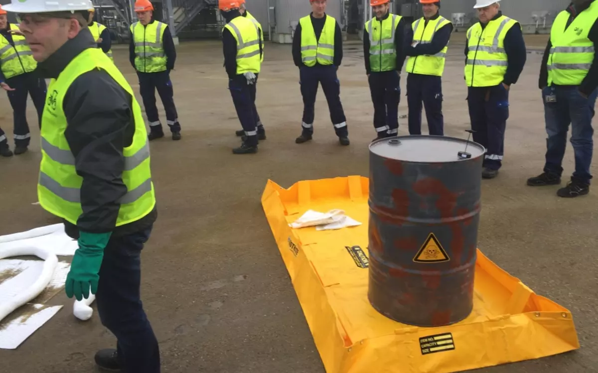 Oil spill training