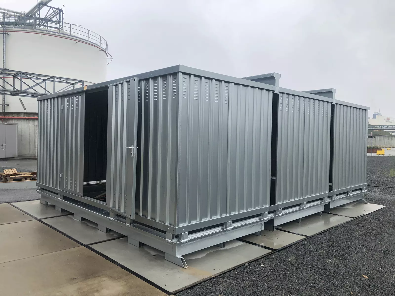 Betreedbare milieucontainer
