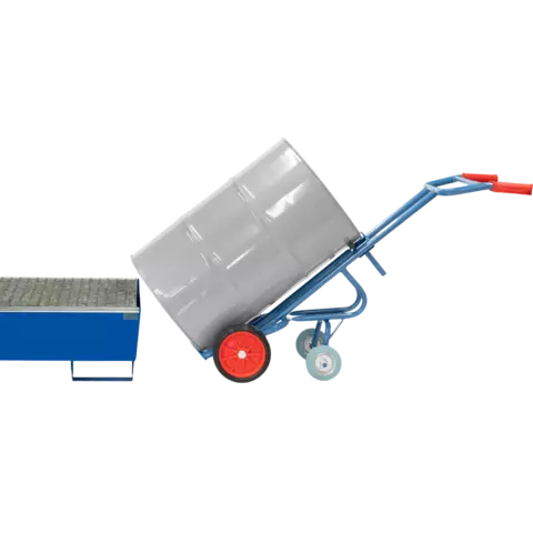 Vatensteekwagen met lekbak