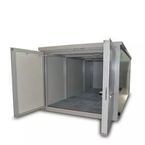 Betreedbare brandwerende container