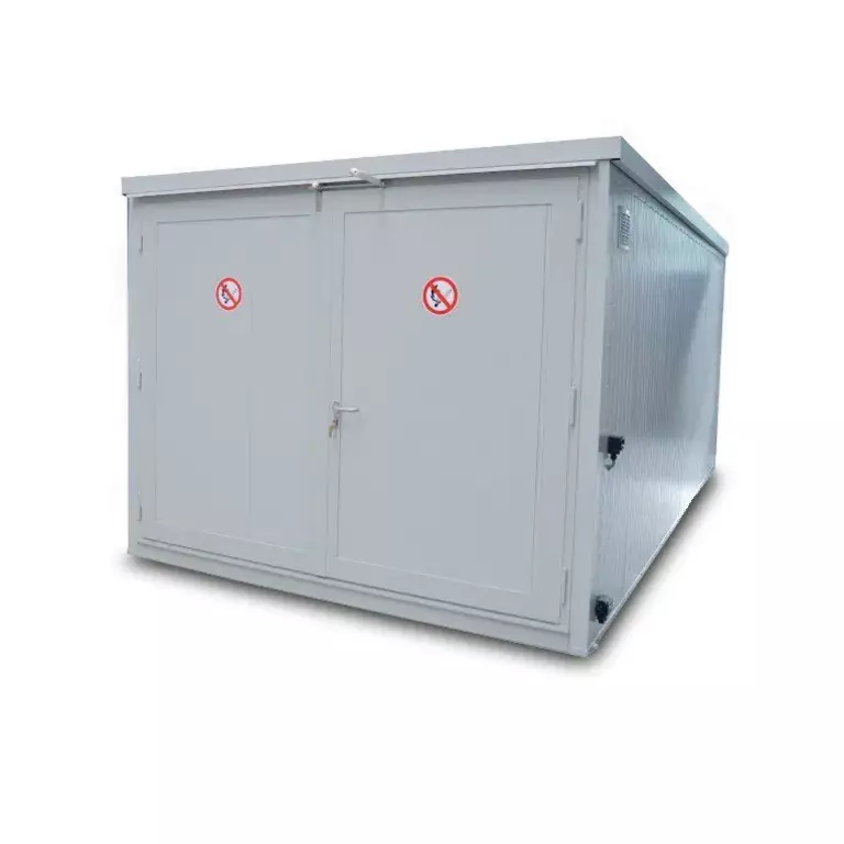 Extra brede brandwerende container