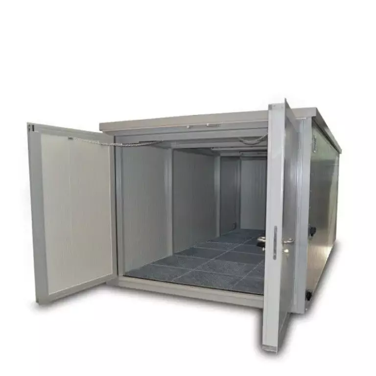 Betreedbare brandwerende container