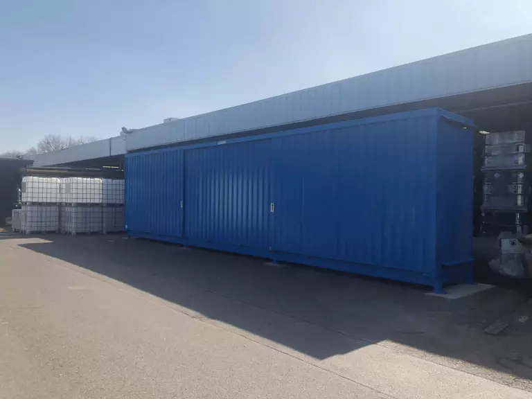 Conteneur de stockage pour palettes
