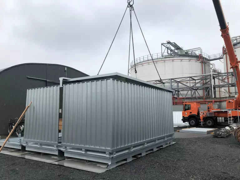 Betreedbare milieucontainer