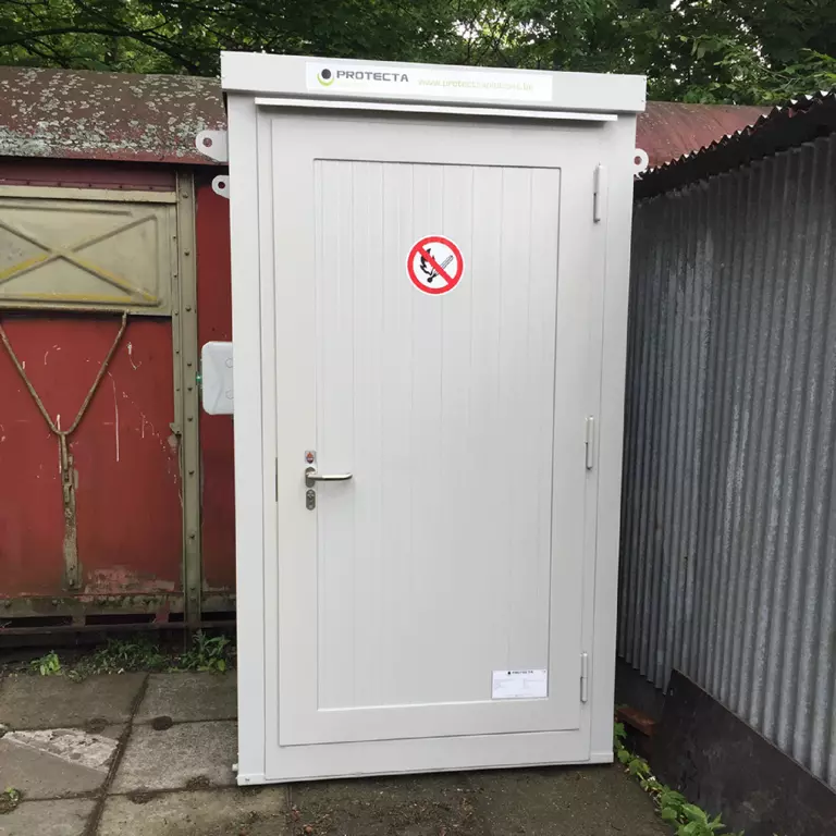 Brandwerende container